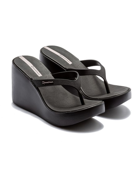 High Fashion Fem Kadın Parmak Arası Terlik Siyah 35/40