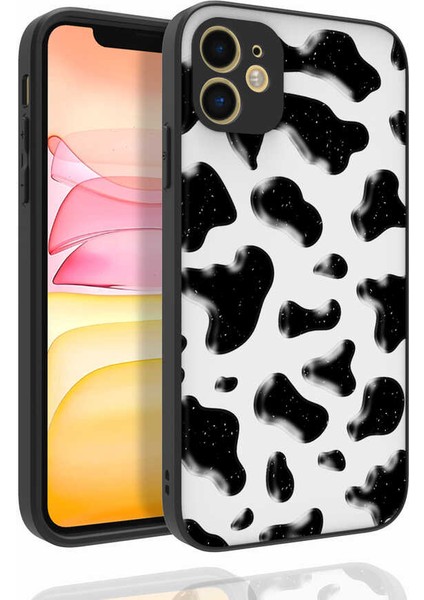 iPhone 11 Uyumlu Desenli Kamera Korumalı Parlak Klfs Nora Kapak-No5