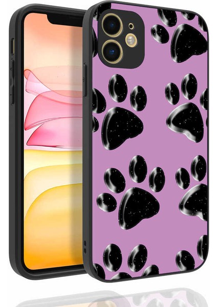 iPhone 11 Uyumlu Desenli Kamera Korumalı Parlak Klfs Nora Kapak-No5