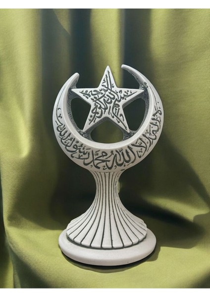 Ay Yıldız Polyester Biblo 16CM