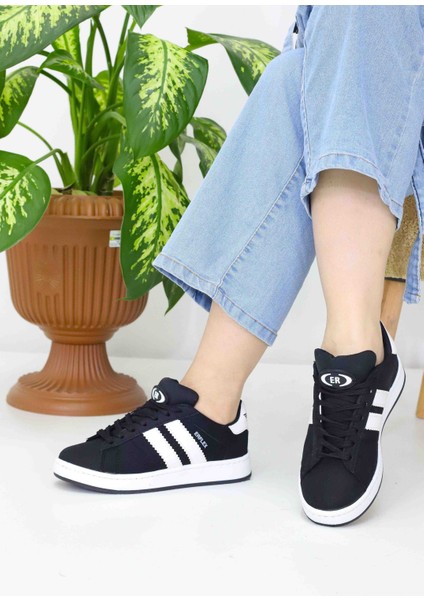 Kadın Spor Ayakkabı Günlük Kullanım için Süet Malzeme ve Düz Taban 1,5 cm modelleri