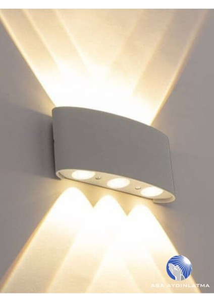 10W Dış Mekan Modern Aplik Haiti 3200K Günışığı Işık Rengi CT-8011
