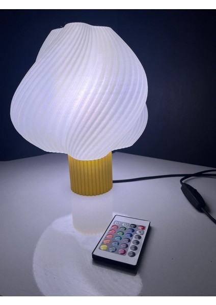 Şık Spiral Abajur Rgb Kumandalı fiyatları