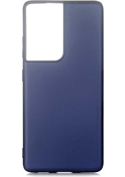 Galaxy S21 Ultra Kılıf Fzd Premier Silikon Kapak-Lacivert