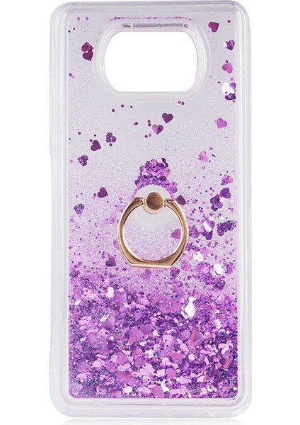 Xiaomi Poco X3 Kılıf Fzd Milce Kapak-Mor