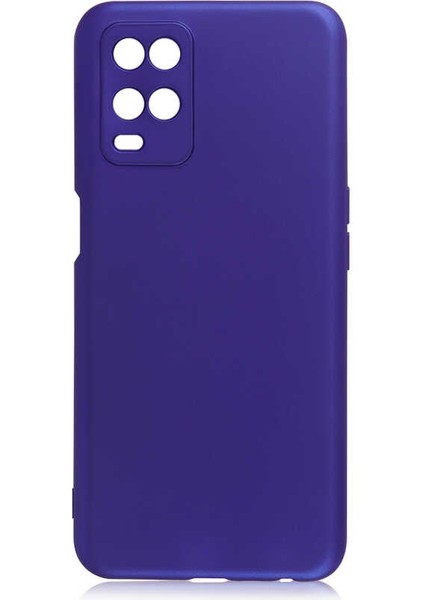 Oppo A54 4g Kılıf Fzd Premier Silikon Kapak-Saks Mavi