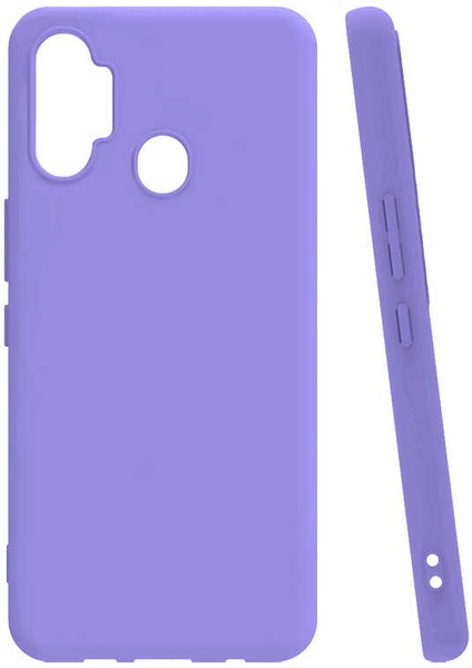 Tecno Spark 7 Pro Kılıf Fzd Biye Silikon-Lila