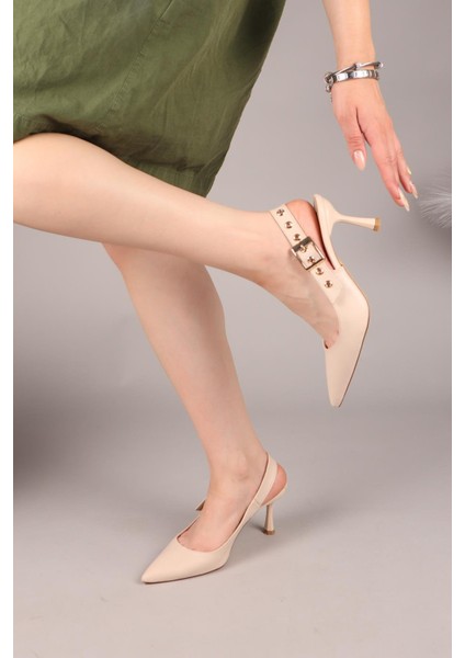 Hole Kuşgözü Zımbalı Stiletto Ten fırsatları