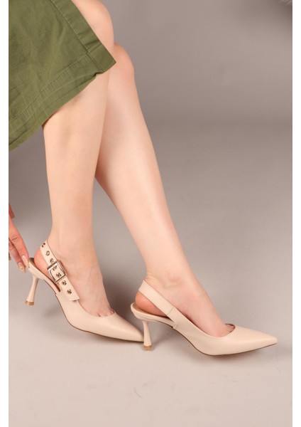 Hole Kuşgözü Zımbalı Stiletto Ten indirimleri