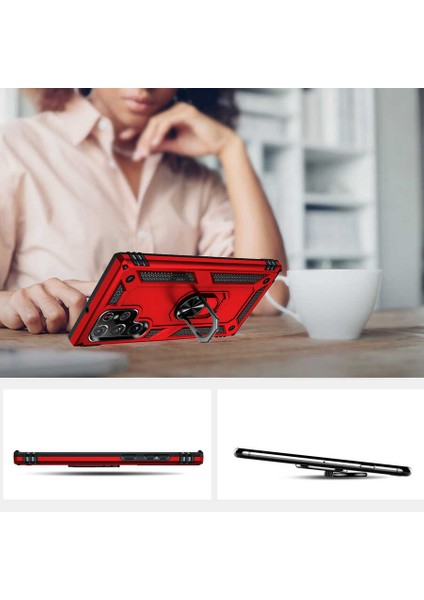 Galaxy S22 Ultra Kılıf Fzd Vega Kapak-Siyah modelleri