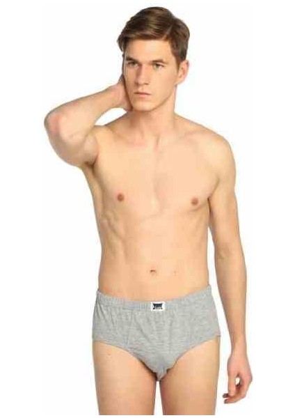 Erkek Pamuklu Kom Slip Külot 3'lü Paket Beden (L) Numara 3