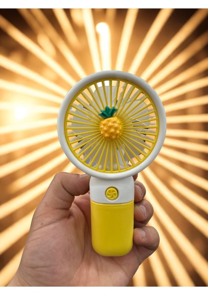 Rose Teknoloji 700mah Bataryalı Telefon Standlı Taşınabilir Masaüstü El Fanı