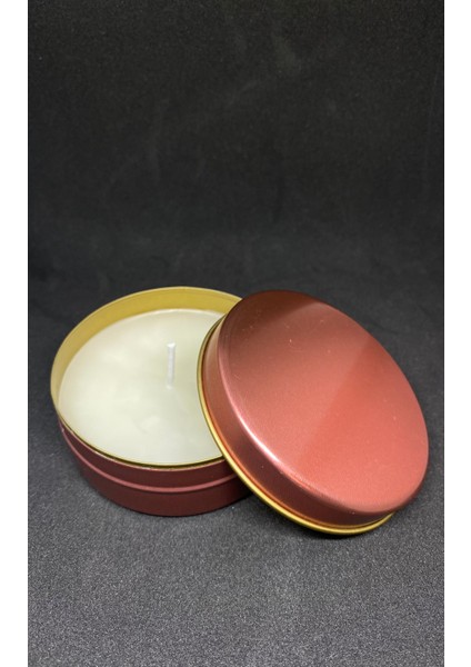 Metal Kapaklı Mum Kutusu Gül Kurusu Hediyelik - 50 Adet fiyatları