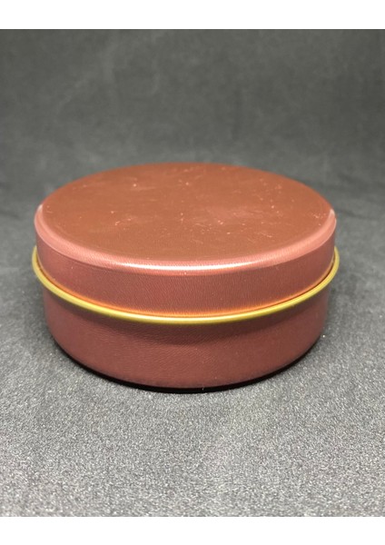 Metal Kapaklı Mum Kutusu Gül Kurusu Hediyelik - 100 Adet fırsatları