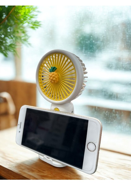 Rose Teknoloji 700mah Bataryalı Telefon Standlı Taşınabilir Masaüstü El Fanı modelleri