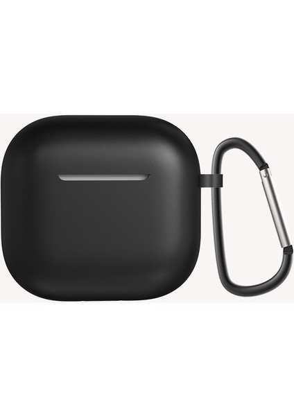 Airpods 4 Uyumlu Zore Standart Silikon Kılıf-Siyah