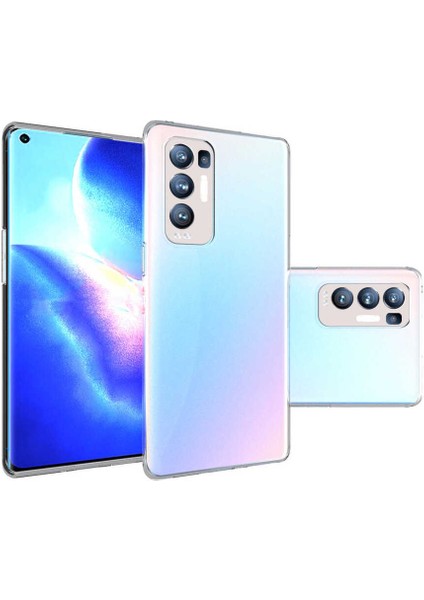 Oppo Reno 5 Pro 5g Kılıf Btbm Süper Silikon Kapak-Renksiz