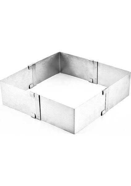 Ayarlanabilir Kek Kalıbı Kare-Dikdörtgen 10H*15-30 cm