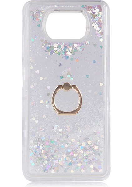 Xiaomi Poco X3 Kılıf Btbm Milce Kapak-Gümüş