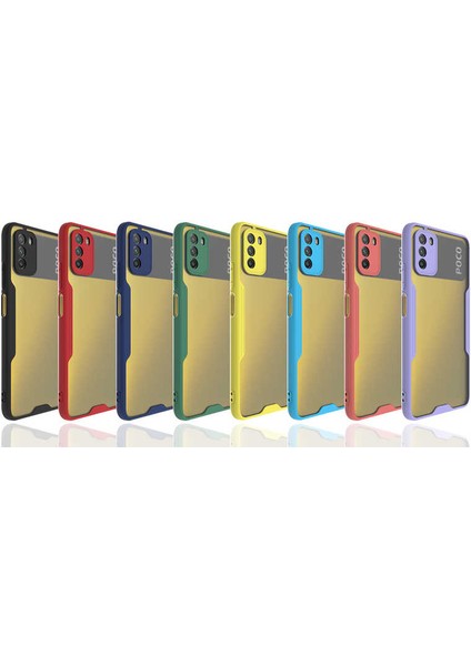 Xiaomi Poco M3 Kılıf Btbm Parfe Kapak-Kırmızı