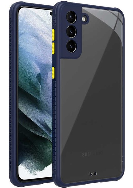 Galaxy S21 Plus Kılıf ​​btbm Kaff Kapak-Lacivert