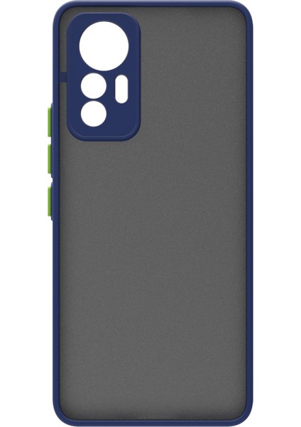 Xiaomi Xiaomi 12 Lite Kılıf Btbm Hux Kapak-Lacivert