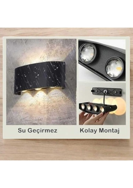 Haiti 10W LED Aplik IP65 CT-8011 Günışığı 3000K fiyatları