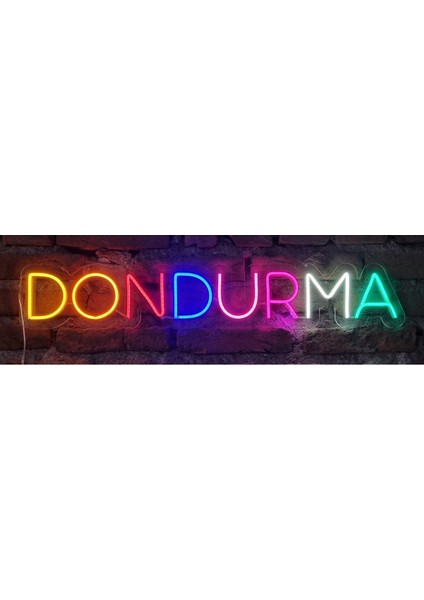 Dondurma Neon Ledli Duvar Aydınlatması modelleri