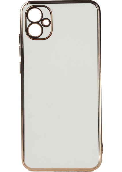 Galaxy A04E Kılıf Klfs Bark Kapak-Beyaz