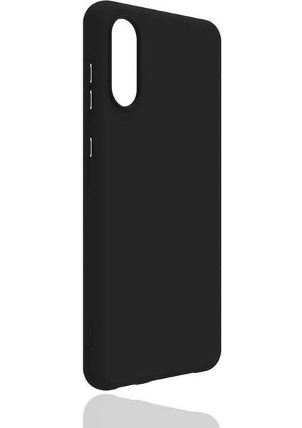 Galaxy A02 Kılıf Klfs Biye Silikon-Siyah