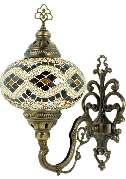 Mozaik Aplik Otantik Gece Lamba El Yapımı Mozaik Yatak Odası Lambası modelleri