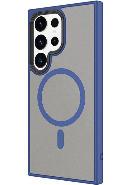 Galaxy S24 Ultra Kılıf Sert Pc Arka Yüzey Wireless Şarj Özellikli Klfs Flet Magsafe Kapak-Lila indirimleri