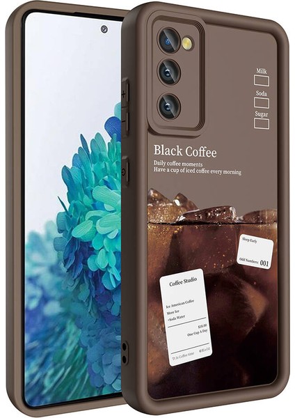 Galaxy S20 Fe Kılıf Kamera Korumalı Baskılı Arka Yüzey Klfs Klas Kapak-Siyah fırsatları