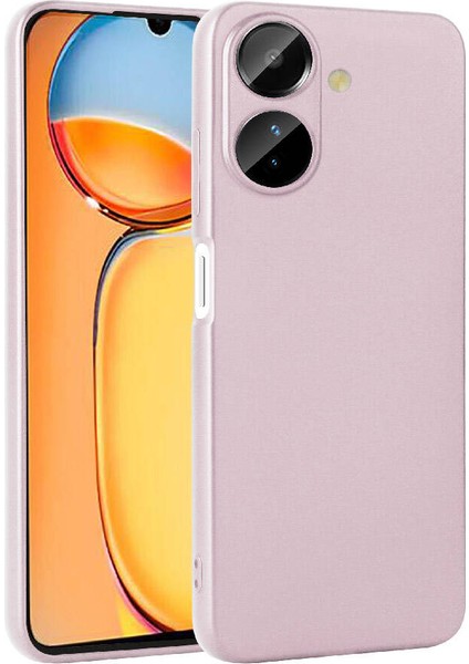 Xiaomi Redmi 13C Kılıf Klfs Premier Silikon Kapak-Rose Gold