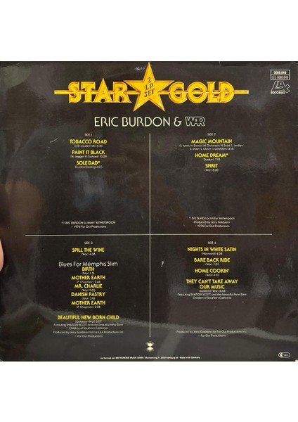 Eric Burdon & War - 2 Lp fiyatları