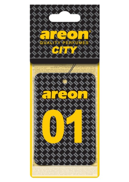 City Vanilla Black 01 Oto Araç Kokusu Vanilya Ferahlığı ile Dolu 5 Adet