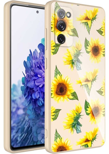 Galaxy S20 Fe Kılıf Kamera Korumalı Desenli Sert Silikon Klfs Epoksi Kapak-No2