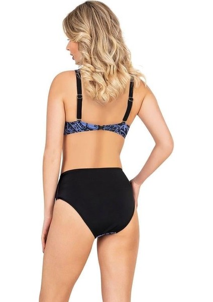 Beria Kadın Pembe Geometrik Desenli Toparlayıcı Bikini Takımı fırsatları