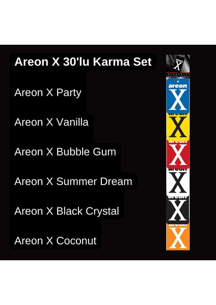 x Display 30'lu Karma Set