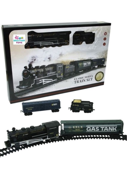 Işıklı ve Sesli 18 Parça Klasik Tren Seti Classic