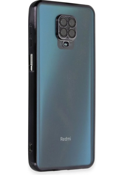 Xiaomi Redmi Note 9 Pro Kılıf Razer Lensli Silikon - Siyah Ynsmr