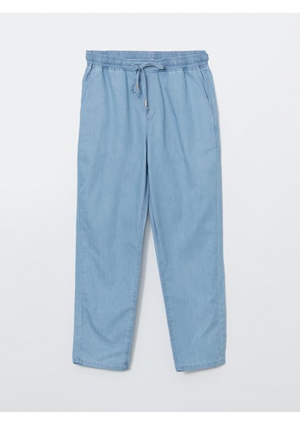 Yeni Sezon Beli Lastikli Carrot Fit Kadin Jean Pantolon - S5H747Z8 indirimleri