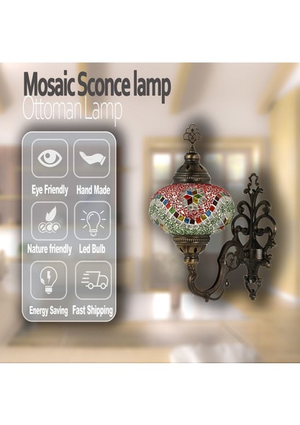 Dekoratif Mozaik Lamba Osmanlı Desenli Aplik fırsatları