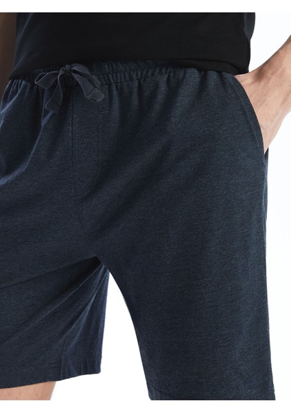 Yeni Sezon Slim Fit Erkek Pijama Alt Sort - S50012Z8
