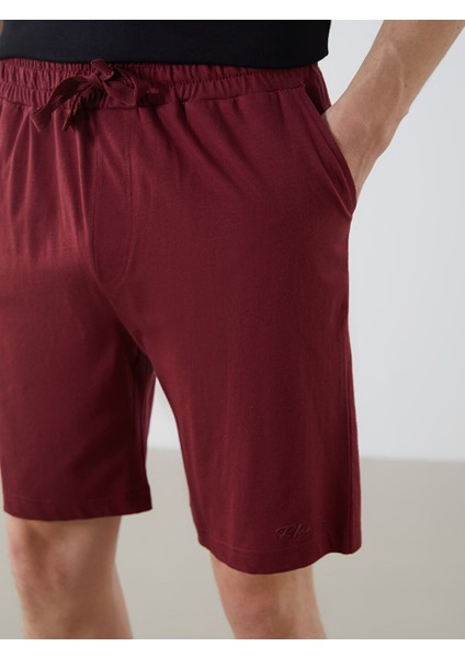 Yeni Sezon Slim Fit Erkek Pijama Alt Sort - S50012Z8