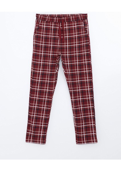 Yeni Sezon Standart Kalip Ekose Erkek Pijama Alt - S50017Z8