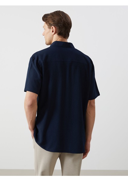 Yeni Sezon Regular Fit Kisa Kollu Erkek Gomlek - S5EC58Z8
