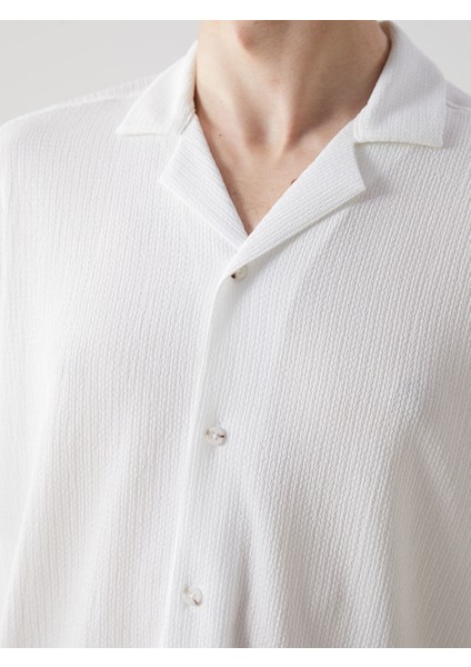Yeni Sezon Regular Fit Kisa Kollu Erkek Gomlek - S5EC97Z8