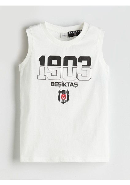 Yeni Sezon Bisiklet Yaka Besiktas Baskili Erkek Cocuk Atlet - S5H168Z4