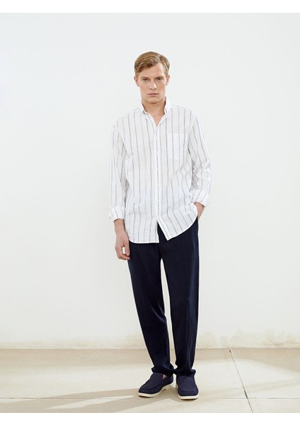 Yeni Sezon Regular Fit Poplin Erkek Gomlek - S56893Z8